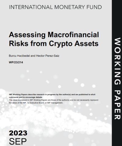 IMF: A Framework for Assessing Macrofinancial Crypto Risks