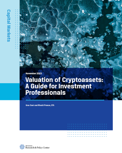 valuation of cryptoassets